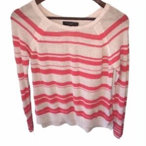 Sanctuary Coral Striped Sweater